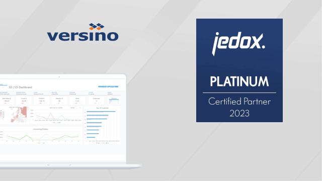 Společnost Versino CZ se stala Platinovým partnerem Jedox