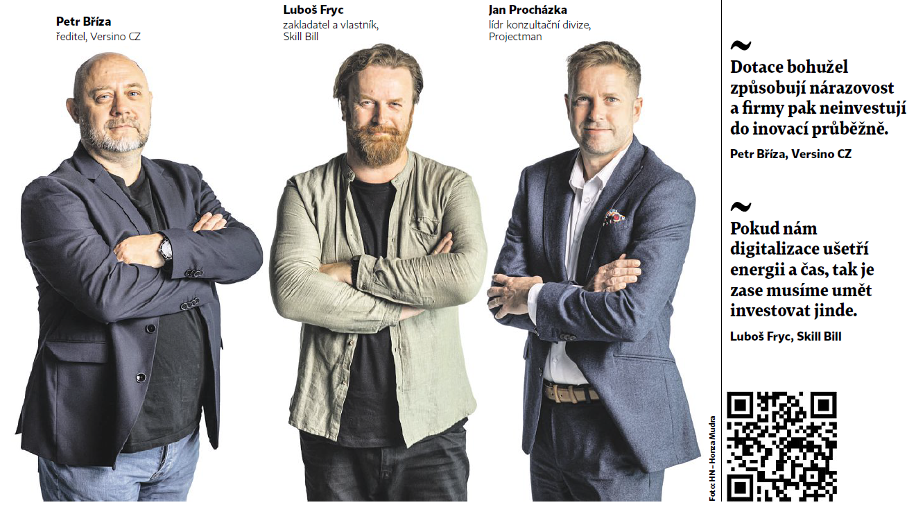 Opět jsme byli hosty v debatě Hospodářských novin - technologický dluh jako překážka digitalizace firem