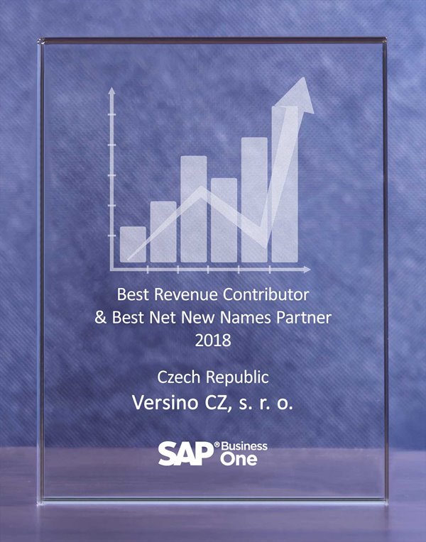 V loňském roce jsme opět obhájili ocenění Nejlepší obchodní partner SAP Business One v České republice