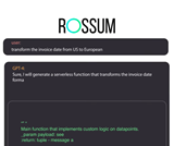 Nová integrace GPT-4 v ROSSUM - Upravte si klienta ROSSUM bez technické znalosti programování