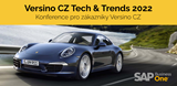 Konference Versino CZ Tech & Trends 2022 se opět koná 25.5.2022 v Litomyšli