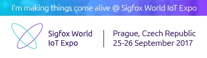 Sigfox World IoT Expo - 25. a 26. 9. 2017 v Praze