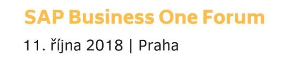 SAP Business One Forum se blíží