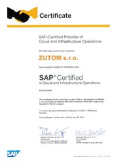 SAP Certified Cloud and Infrastructure Operations