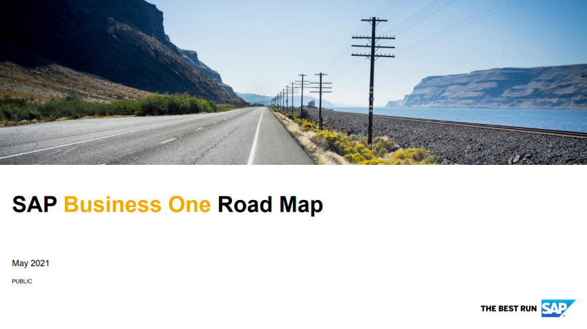 SAP Business One - Aktuální Road mapa