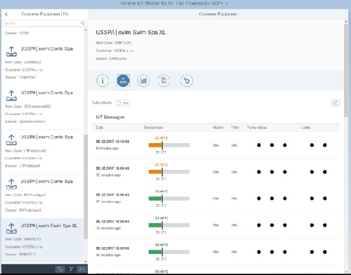 Mobilní aplikace Versino IoT Monitor