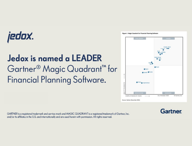 Jedox oceněn v magickém kvadrantu Gartner®